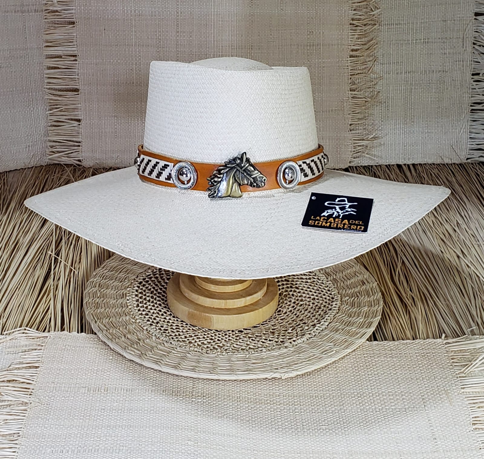 CHAC029.jpg Sombrero Chalán Ala Corta - CHAC029 - Imagen 1